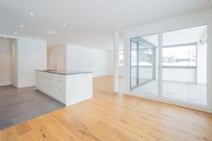 Küche, Ess- und Wohnzimmer (Musterfoto)